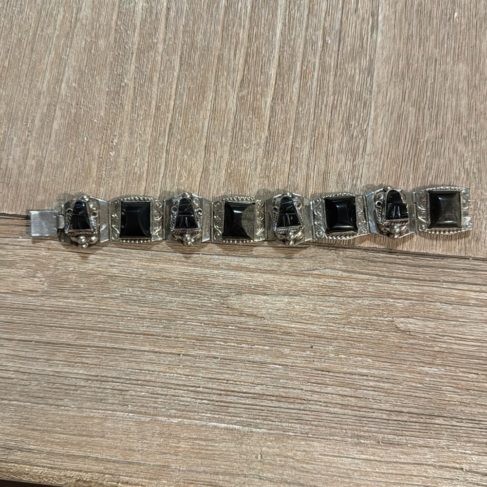 Vintage Mexican Silver Bracelet